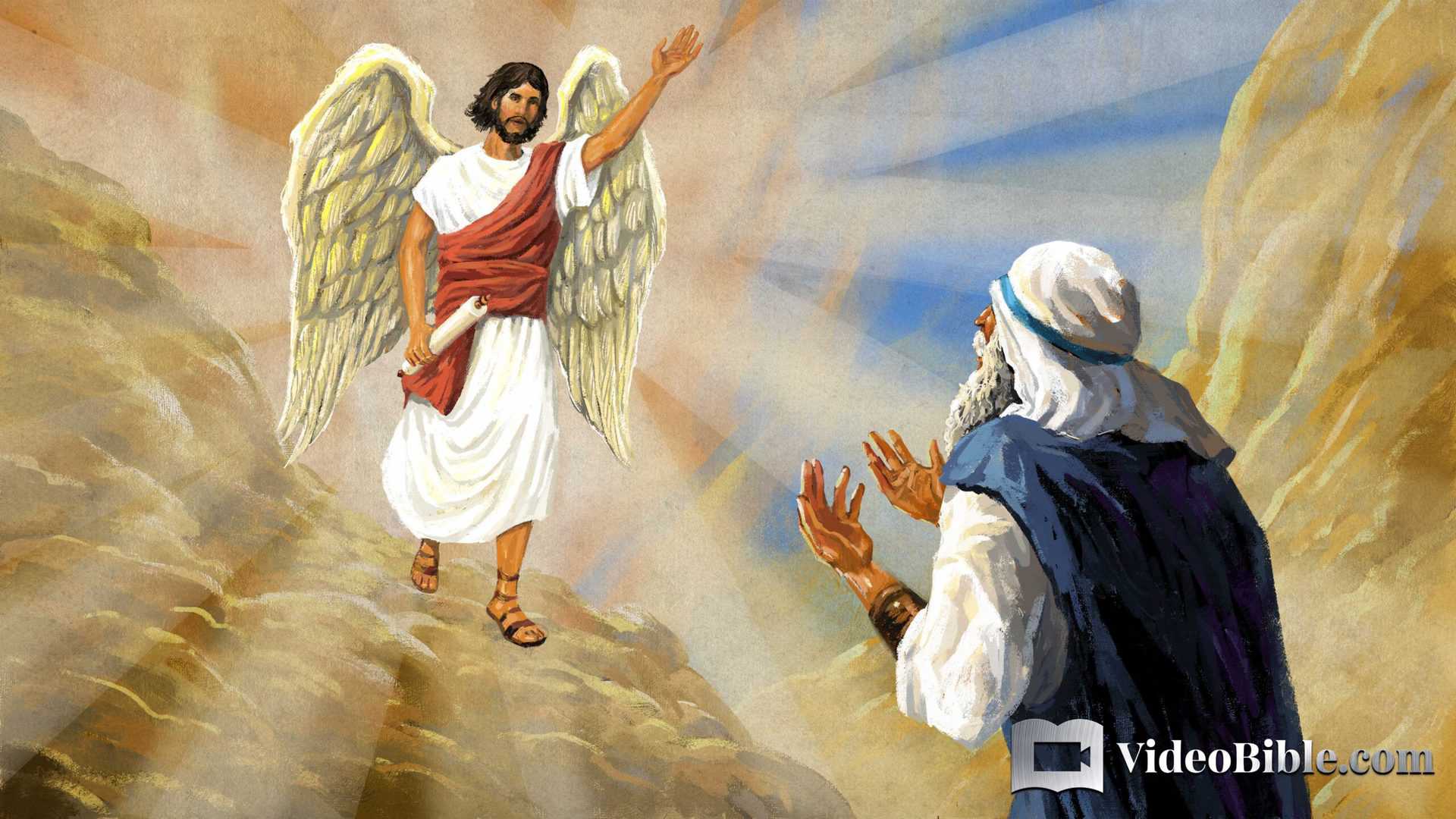 John greeted by angel Gabriel revelation